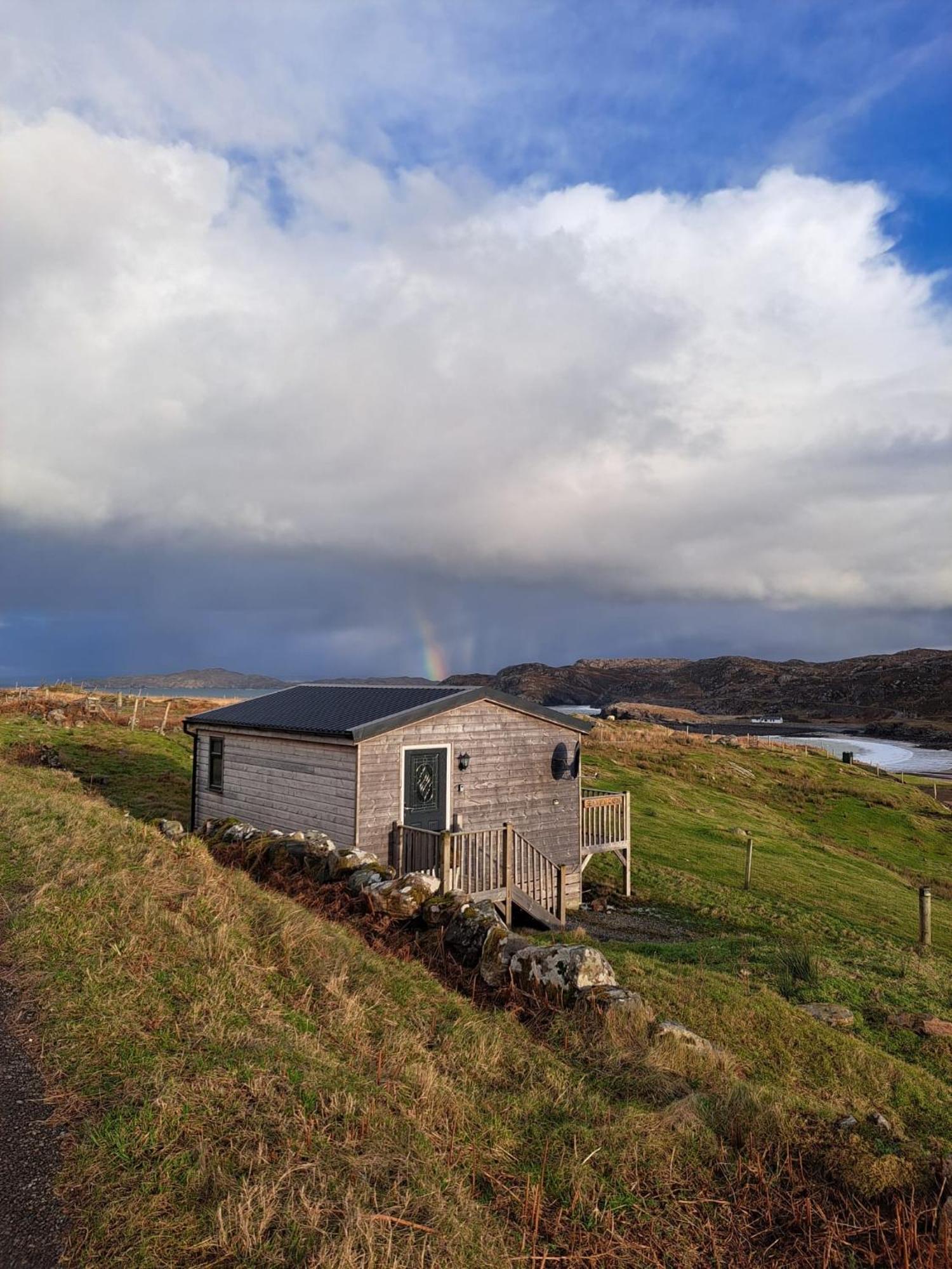 Sea View Cabin Villa Clashnessie Kültér fotó